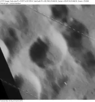 Снимок зонда Lunar Orbiter - IV.