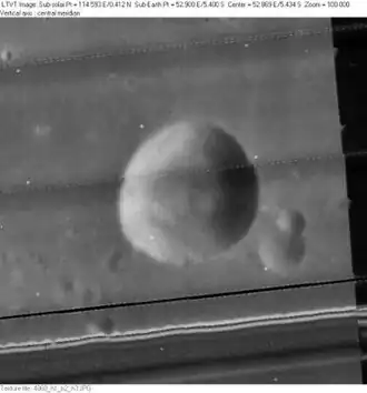 Снимок зонда Lunar Orbiter - IV.