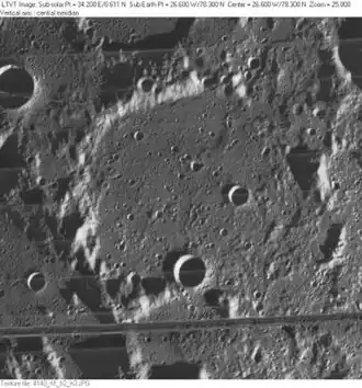 Снимок зонда Lunar Orbiter - IV.