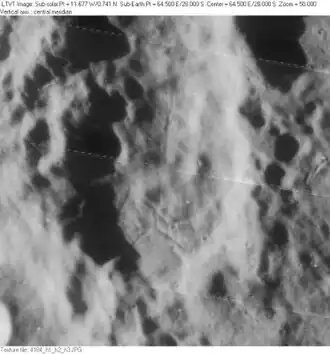 Снимок зонда Lunar Orbiter - IV.