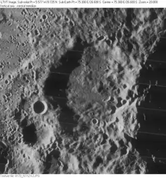 Снимок зонда Lunar Orbiter - IV.