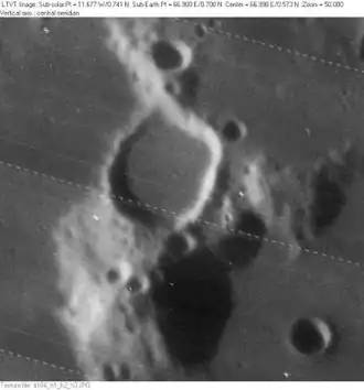 Снимок зонда Lunar Orbiter - IV.