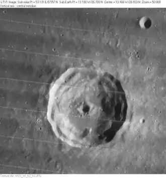 Снимок зонда Lunar Orbiter - IV.