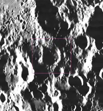 Снимок зонда Lunar Reconnaissance Orbiter.