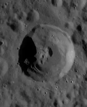 Снимок зонда Lunar Reconnaissance Orbiter.