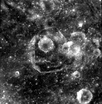 Снимок зонда Clementine