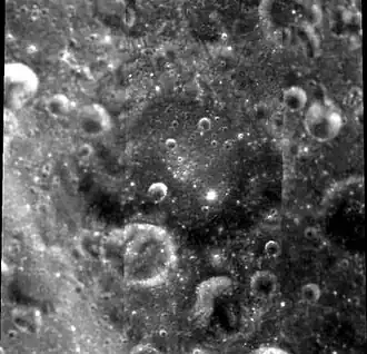 Снимок зонда Clementine.