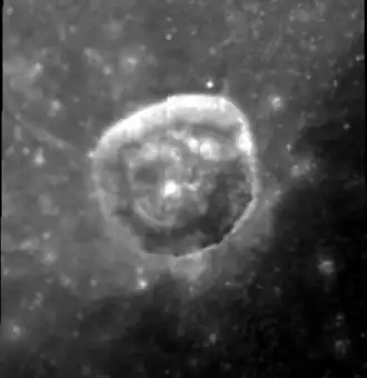 Снимок зонда Clementine.