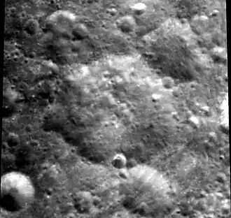 Снимок зонда Clementine.