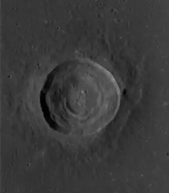 Снимок зонда Lunar Reconnaissance Orbiter.