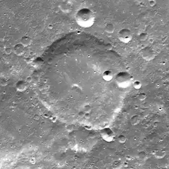 Снимок зонда Clementine.