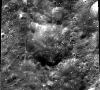 Снимок зонда Clementine.