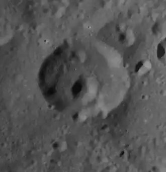 Снимок зонда Lunar Reconnaissance Orbiter.