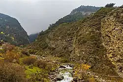 Река Сардидон в селе Фаснал