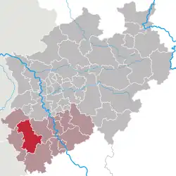 Дюрен на карте