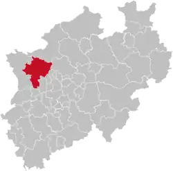 Везель на карте