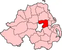 Антрим на карте