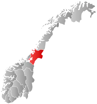 Нур-Трёнделаг на карте