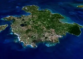 Остров Нуси-Бе. 3D карта.