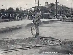 Строительство железобетонного моста (1932 год)