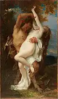Nymphe et Satyr (1860)