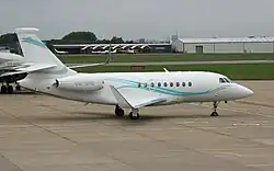 Dassault Falcon 2000 Abelag CVT (OO-GHE)