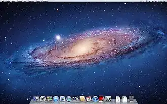 Рабочий стол Mac OS X 10.7 «Lion»