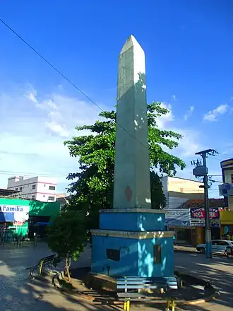 Обелиск, воздвигнутый в 1973&nbsp;году в честь первого столетия муниципалитета.