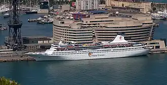 Ocean Pearl около Центра Мировой Торговли в Барселоне в 2011 году • Ocean Pearl (2009–2012)• Festival (2009)• Clipper Pacific (2008–2009)• Clipper Pearl (2007-2008)• Dream (2006–2007)• Dream Princess (2004–2006)• Sundream (1997–2004)• Song of Norway (1970–1997)