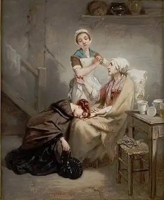 Возвращение в деревню (Блудная дочь). 1852, Музей Фабра