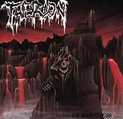 Обложка альбома Therion «Of Darkness...» (1991)