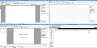 Скриншот программы Microsoft Office XP