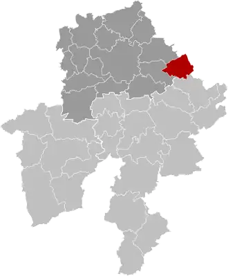 Расположение муниципалитета на карте провинции
