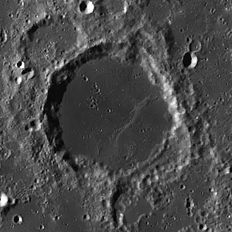 Снимок зонда Lunar Reconnaissance Orbiter.