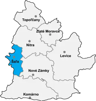 Район Шаля на карте