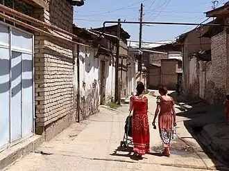 Одна из улочек еврейской махалли Самарканда в наше время