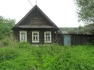 Дом, располагавшийся до июня 2010 г. на участке № 183. Постороен в конце XVIII века. Фото за несколько дней до сноса