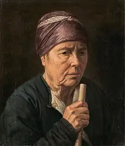 Старуха с палкой. 1840-е, Государственный Русский музей.