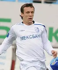 Яценко в игре за «Черноморец», 2009 год