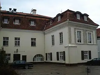 Внутренний двор дворца Лопацинских