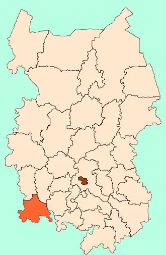 Полтавский район на карте