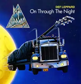 Обложка альбома Def Leppard «On Through the Night» (1980)
