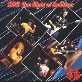 Обложка альбома Michael Schenker Group «One Night at Budokan» (1982)