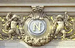 Здание Большой оперы в Париже. Деталь фасада. Архитектор Ш. Гарнье. 1860—1875