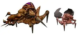 Волтигор (слева) и его детёныш (справа)