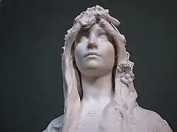 Офелия. 1876. Мрамор. Глиптотека, Копенгаген