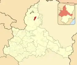 Расположение муниципалитета на карте провинции