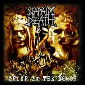 Обложка альбома Napalm Death «Order of the Leech» (2002)