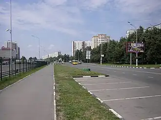 Ореховый бульвар, часть бульвара от улицы Мусы Джалиля до Орехового проезда