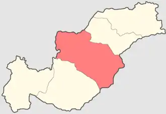 Верхнеуральский уезд на карте